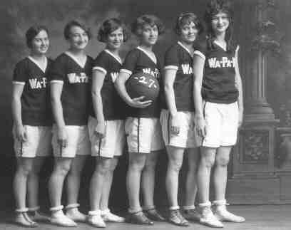 Vivian Byers' ca 1917 Basketball Team
